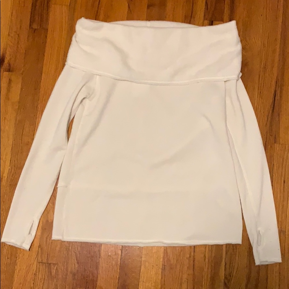 NWT Off-the-Shoulder Sweatshirt